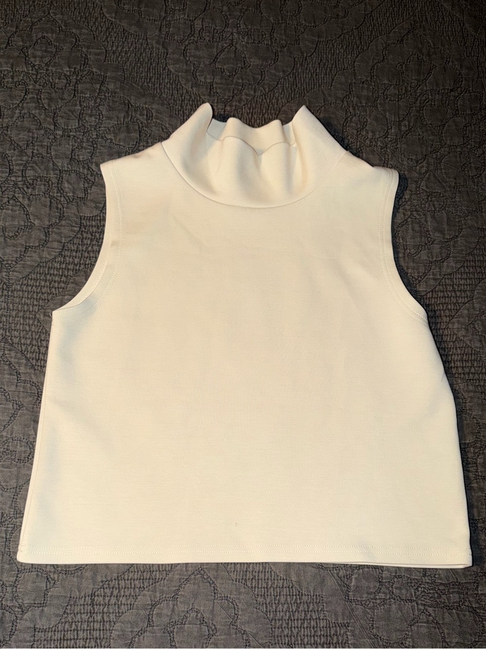 P cill Remi Cowl Neck Sleeveless Top-Butter Modal Size-S